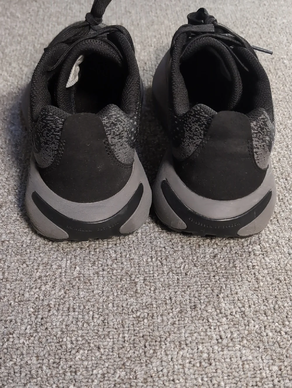 Merrell Morphlite Trail Running Shoes Size 8.0 in Black/Smoke Gray